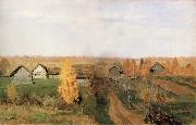 Levitan, Isaak Golden autumn in the Village oil